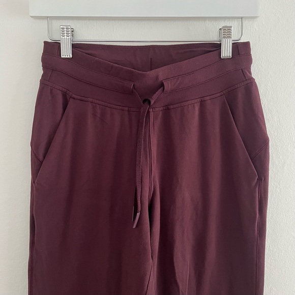 Lululemon Ready to Rulu Burgundy Jogger Lounge Pants Size 4 Soft Stretch Dance - Picture 4 of 11